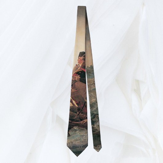 Washington door Emanuel Leutze Stropdas