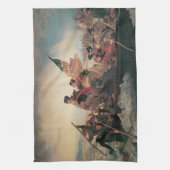 Washington door Emanuel Leutze Theedoek (Verticaal)