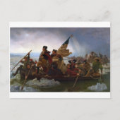 Washington doorkruist de Delaware - Amerikaanse k Briefkaart (Voorkant)