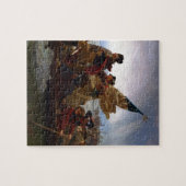 Washington doorkruist de Delaware -  Amerikaanse k Legpuzzel (Horizontaal)