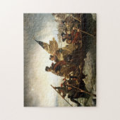 Washington doorkruist de Delaware Legpuzzel (Verticaal)