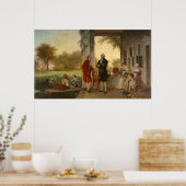 Washington en Lafayette Poster (Keuken)