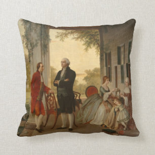 Washington et Lafayette au coussin du Mont Vernon