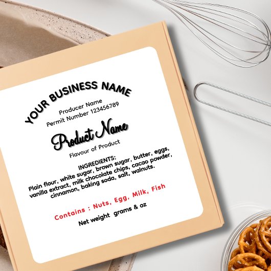 WASHINGTON - ÉTIQUETTE des lois sur l'alimentation