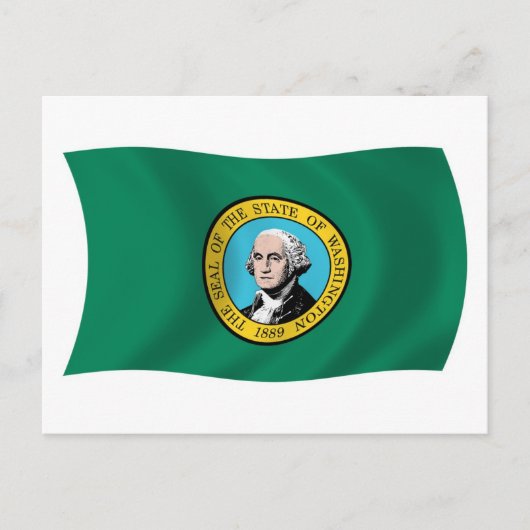 Washington Flag Briefkaart (Voorkant)
