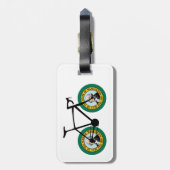 Washington Flag Cycling Bagagelabel (Achterkant verticaal)