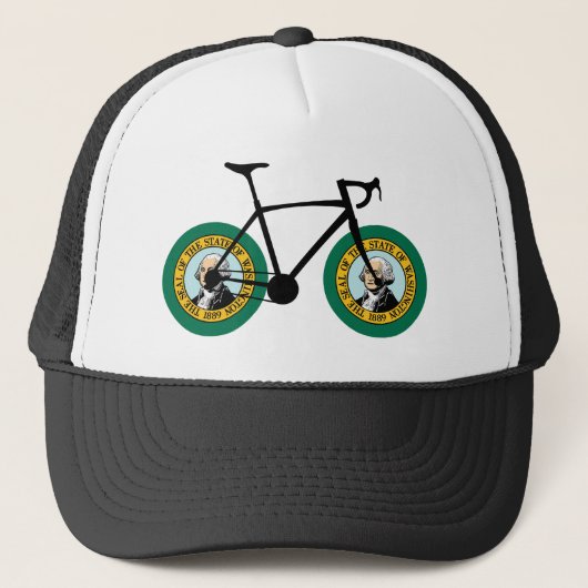 Washington Flag Cycling Trucker Pet (Voorkant)