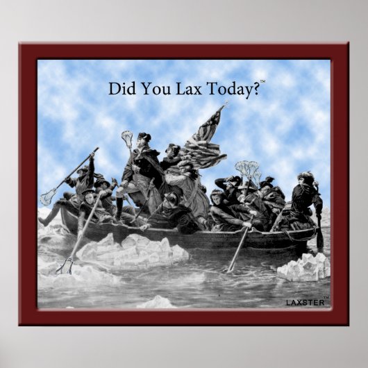 WASHINGTON GEEFT LAXS-TASTIEK! POSTER (Voorkant)