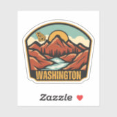 Washington, Georgia Sticker (Vel)