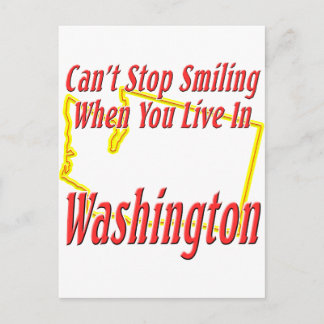 Washington - glimlachen briefkaart