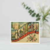 Washington-groeten uit de VS Briefkaart (Staand voorkant)