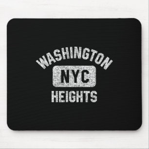 Washington Heights NYC Gym Style Distressed White Muismat