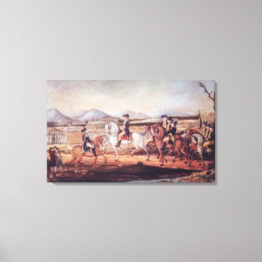 Washington Herziening Western leger Canvas Afdruk (Voorkant)