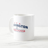 Washington Hockey Power White Mok (Voorkant links)