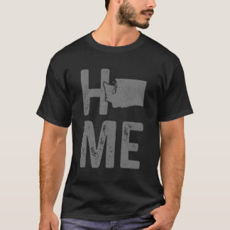 Washington Home State Kaart Pride T-shirt