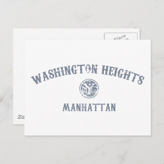 Washington Hoogten Briefkaart (Voorkant / Achterkant)