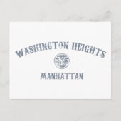 Washington Hoogten Briefkaart (Voorkant)
