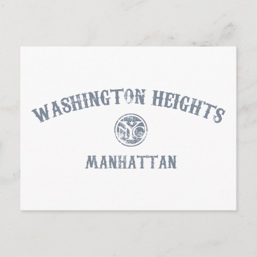 Washington Hoogten Briefkaart (Voorkant)
