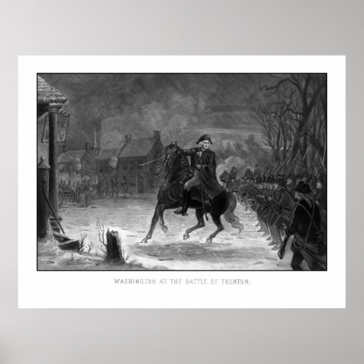 Washington in de strijd tegen Trenton Poster (Voorkant)