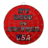 Washington in het District of Columbia USA Dartbord (Voorkant)
