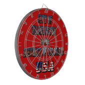 Washington in het District of Columbia USA Dartbord (Voorkant Links)