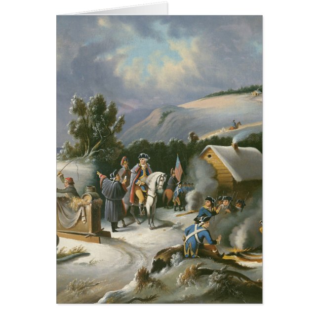 Washington in Valley Forge (Voorkant)
