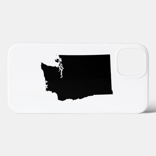 Washington in zwart-wit Case-Mate iPhone case (Achterkant (horizontaal))
