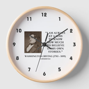 Washington Irving Altijd Verward Gelooft Verhalen