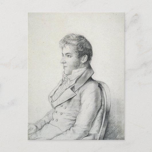 Washington Irving Portrait Briefkaart (Voorkant)