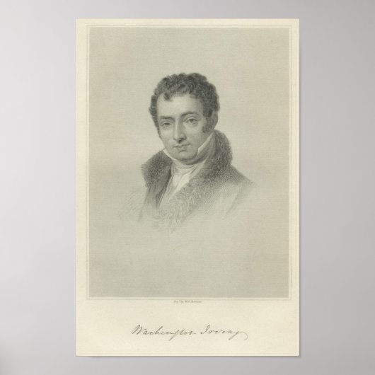 Washington Irving Poster (Voorkant)