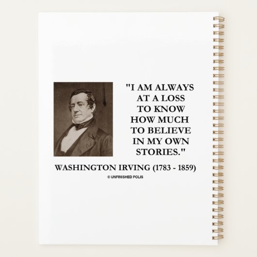 Washington Irving Toujours En Perte Croire Aux His (Dos)
