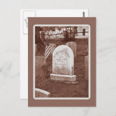 Washington Irving's grafsteen Briefkaart (Voorkant / Achterkant)