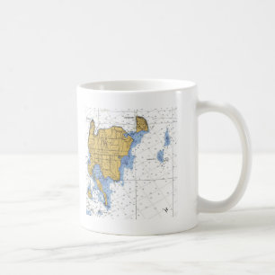Washington Island, WI Nautical Chart Koffiemok