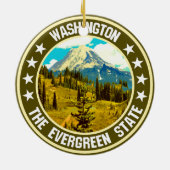 Washington Keramisch Ornament (Achterkant)
