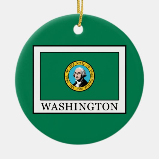 Washington Keramisch Ornament (Voorkant)