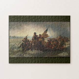 Washington kruist de Delaware Luetze kunstpuzzel Legpuzzel