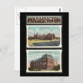  Washington Landmarks Briefkaart (Voorkant / Achterkant)