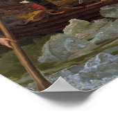 Washington langs de Delaware Poster (Hoek)