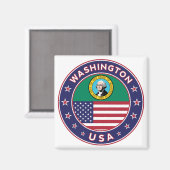 Washington Magneet (Voorkant / Achterkant)