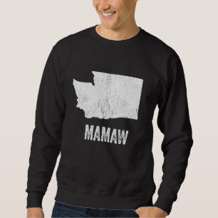 Washington Mamaw Washington Silhouette State Coole Trui