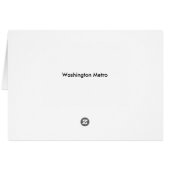 Washington Metropolitan Area Transit in D.C. Card (Dos Horizontal)