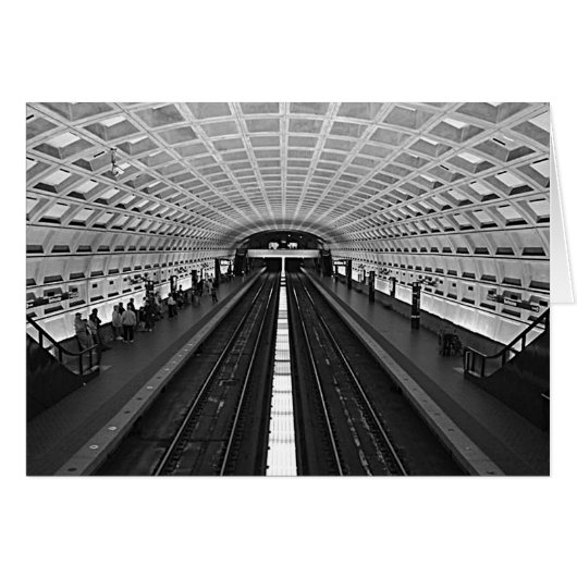 Washington Metropolitan Area Transit in D.C. Card (Devant horizontal)