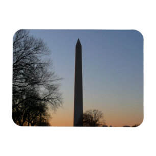Washington Monument bij zonsondergang in DC Magneet
