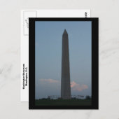 Washington Monument Briefkaart (Voorkant / Achterkant)