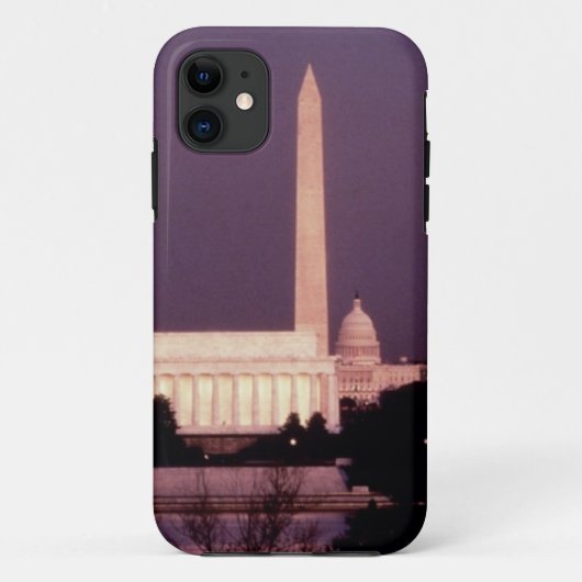 Washington Monument, Capitol en Jefferson Case-Mate iPhone Case (Achterkant)