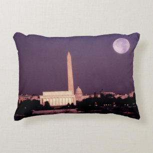Washington Monument, Capitol en Jefferson Decoratief Kussen