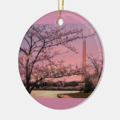 Washington Monument Cherry Blossom Festival Keramisch Ornament (Links)