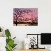 Washington Monument Cherry Blossom Festival Poster (Thuiskantoor)