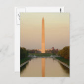 Washington Monument DC Briefkaart (Voorkant / Achterkant)