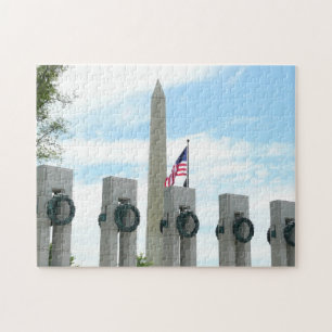 Washington Monument en WWII-herdenkingsmonument in Legpuzzel